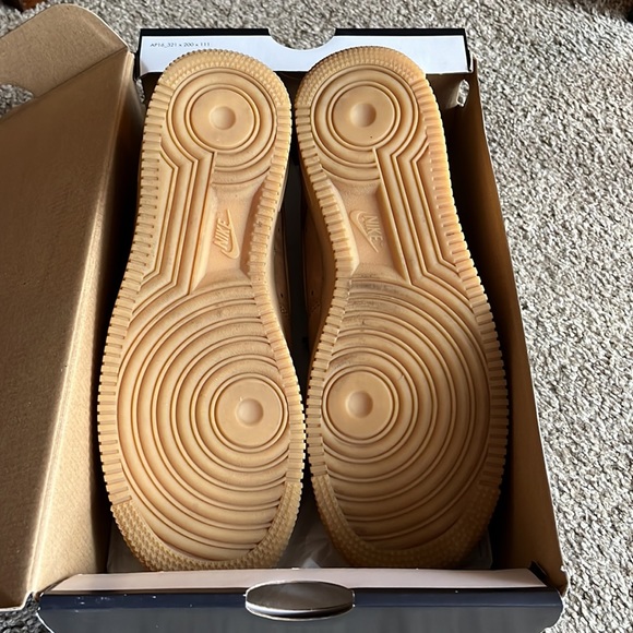 Nike Air Force 1 '07 WB Flax/Wheat-Gum Light Brown - Picture 8 of 8